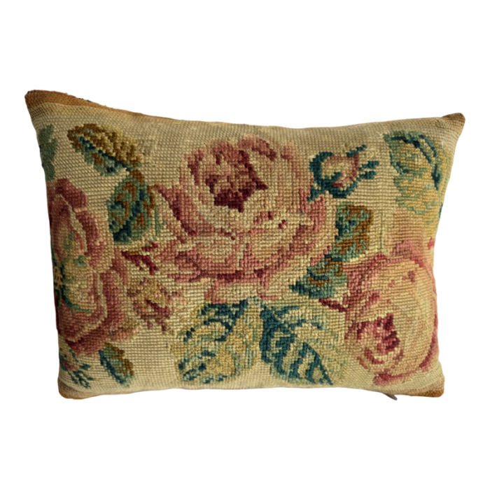 1850 english needlework pillow 8428