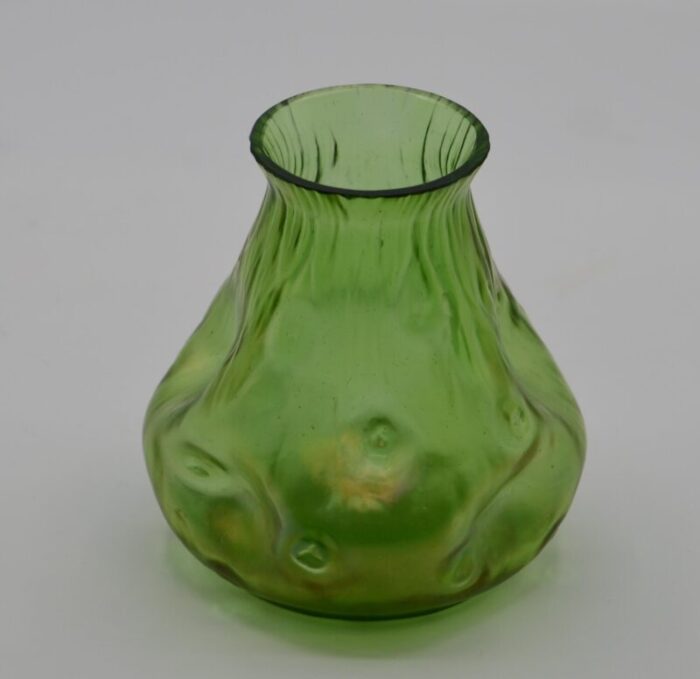 1899 rusticana art glass vase by loetz 7661