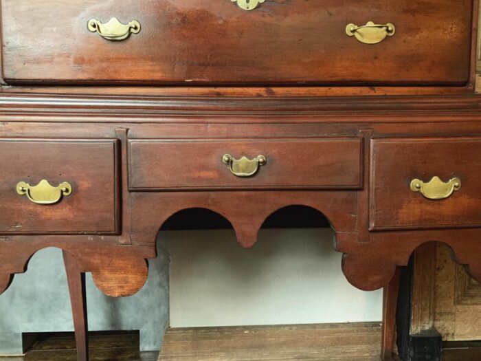 18th Century New England Queen Anne Highboy 13 master