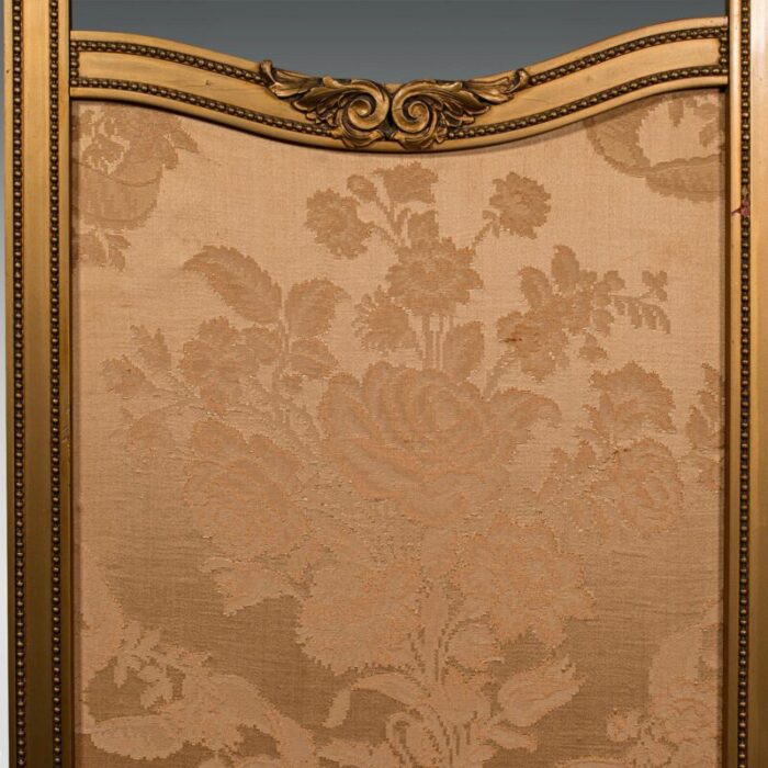 1900s victorian antique 3 panel dressing screen 0268