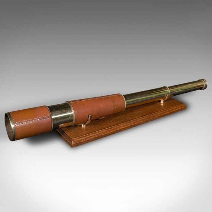 1915s english antique 3 draw telescope 3024