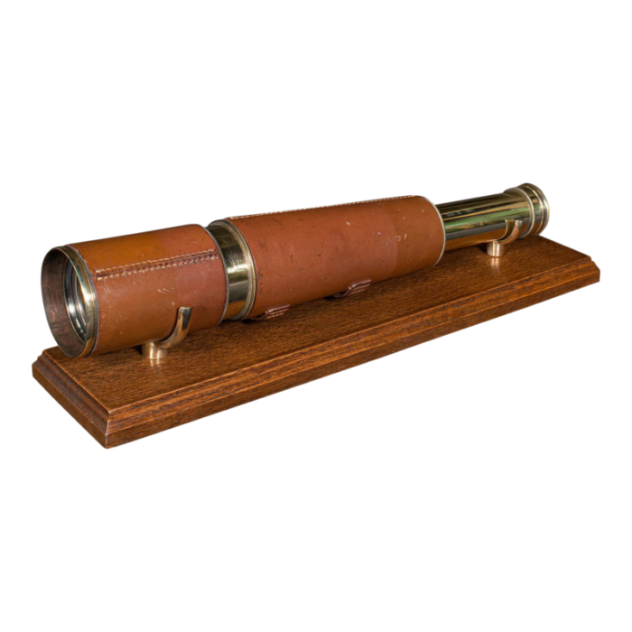 1915s english antique 3 draw telescope 3329