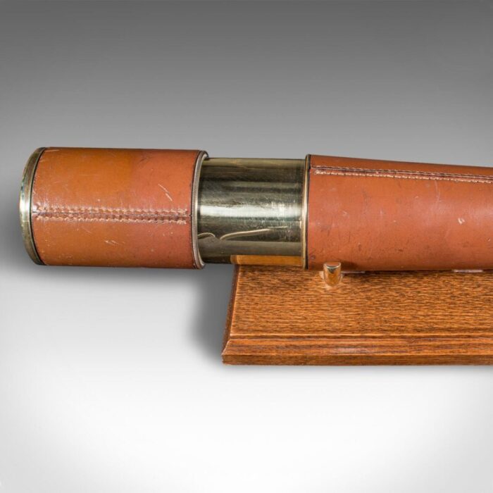 1915s english antique 3 draw telescope 3599