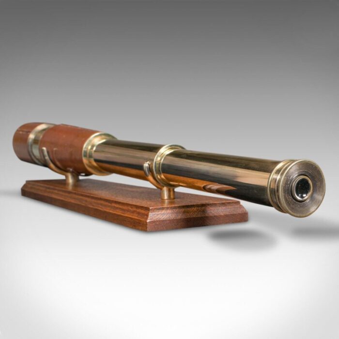 1915s english antique 3 draw telescope 8746