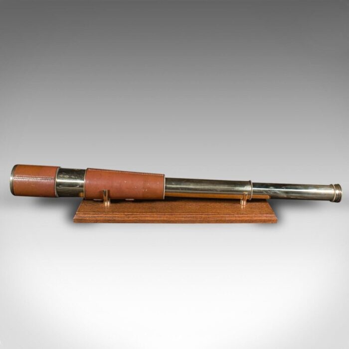 1915s english antique 3 draw telescope 8933