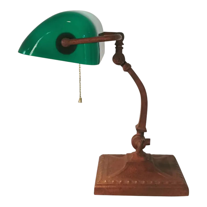 1930s 40s banker desk lamp 2777