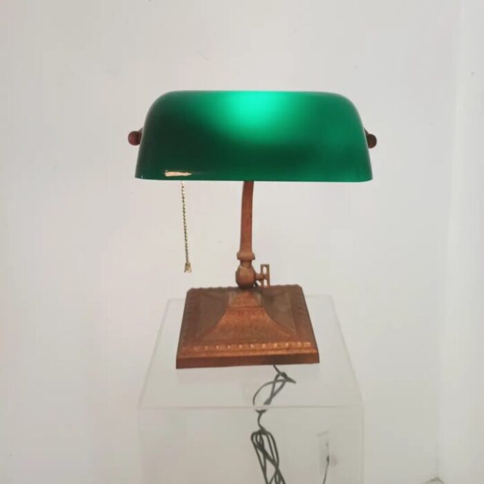 1930s 40s banker desk lamp 6081