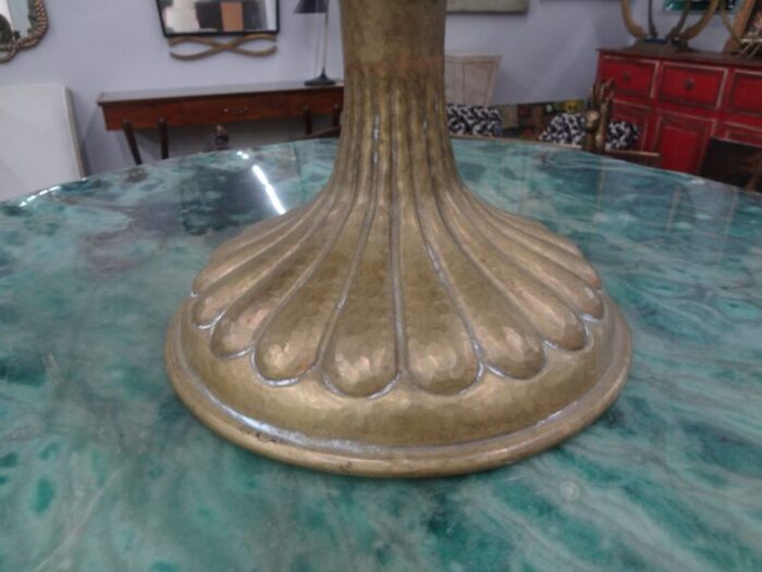 1930s italian hammered brass urn or vessel 8390