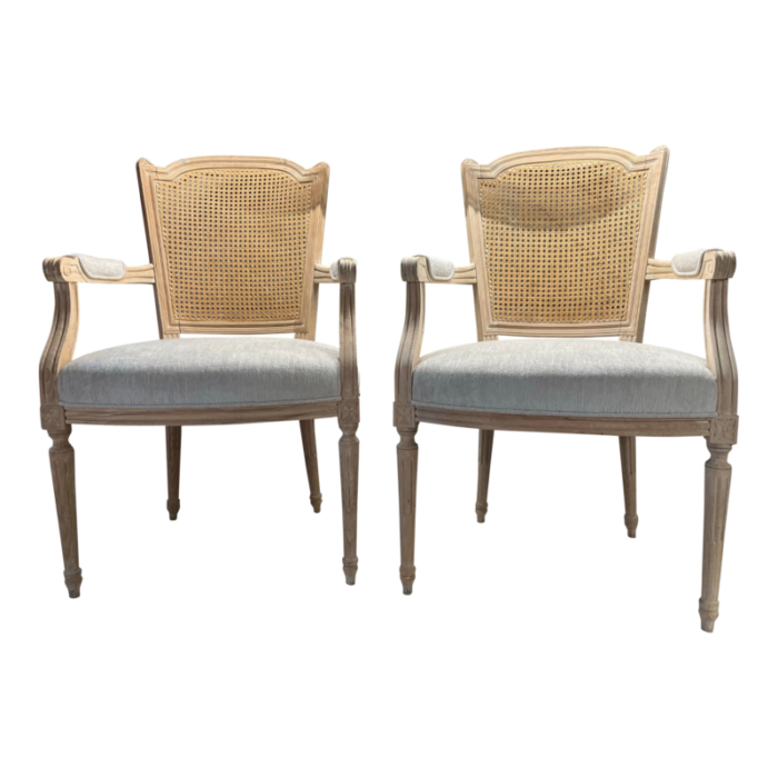 1930s louis xvi style armchairs set of 2 7446