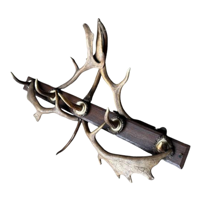 1940s antler hat rack vintage 1165