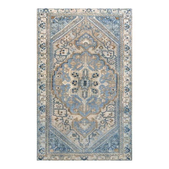 1940s old vintage persian mahal area rug 2965