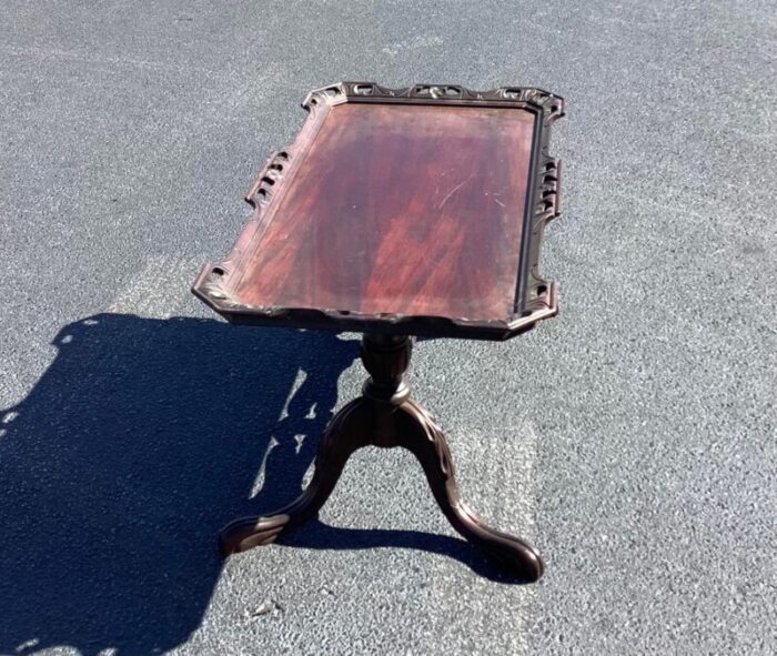 1940s vintage side table or serving tray 1846