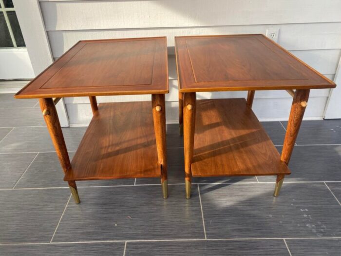 1950s lane copenhagen mid century modern side tables a pair 4625