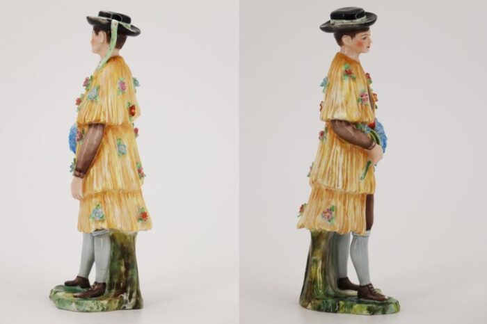 1950s portuguese vista alegre porcelain figurine depicting a man from tras os montes e alto douro province 3899