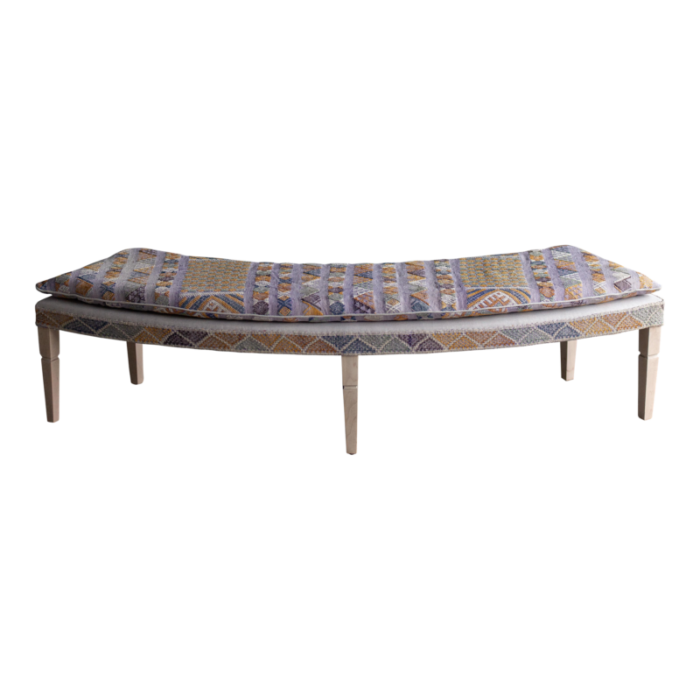 1960s crescent bench 7076