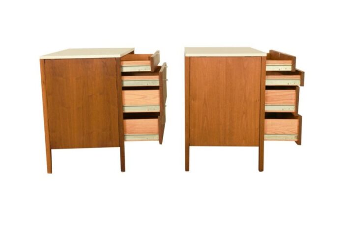 1960s mid century pair of florence knoll chests of drawers 7185