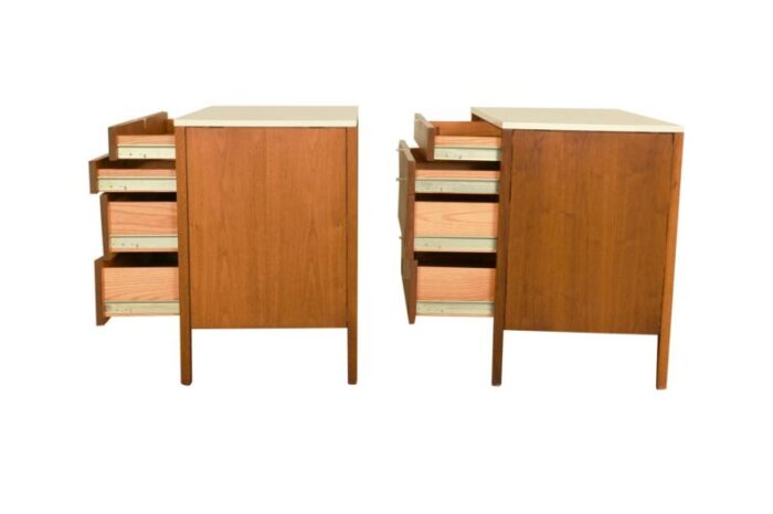 1960s mid century pair of florence knoll chests of drawers 9152