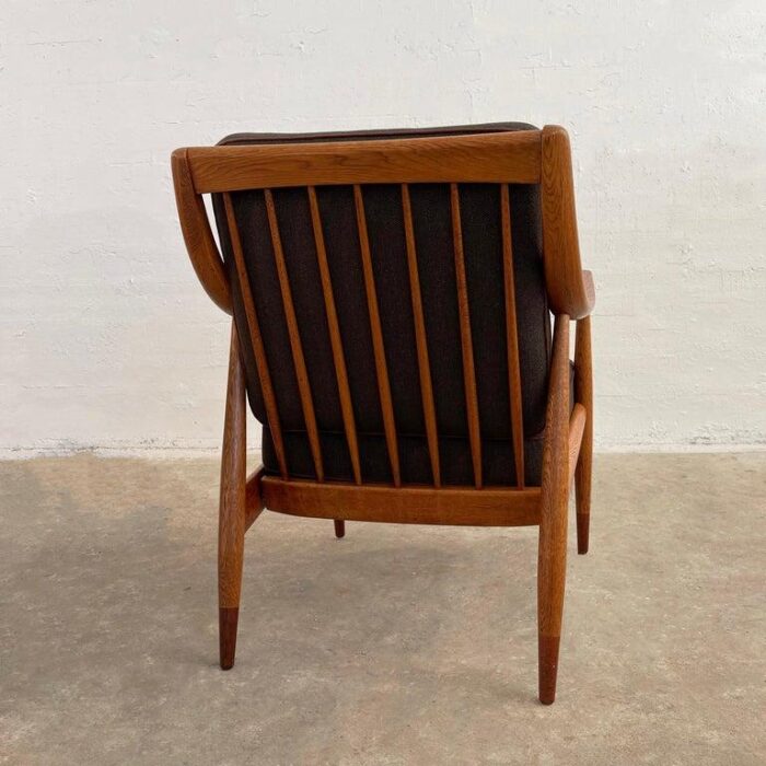 1960s scandinavian modern scoop lounge chair by peter hvidt and orla molgaard nielsen 0274