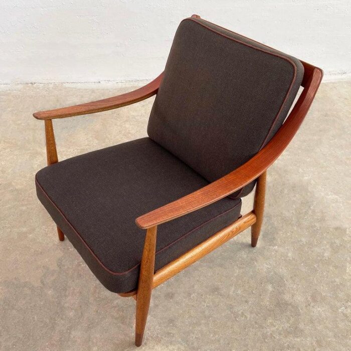 1960s scandinavian modern scoop lounge chair by peter hvidt and orla molgaard nielsen 8802