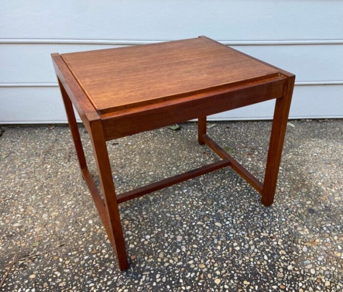 1960s vintage mid century danish convertible table foot stool 3206