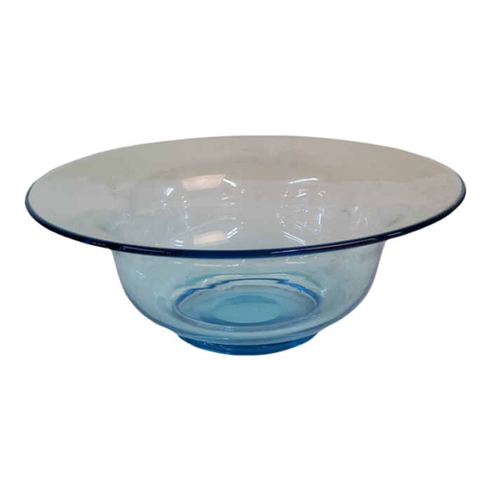 1970s cerulean blue center bowl 1579