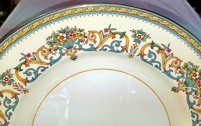 1970s english aynsley dinner service set henley pattern 38 pieces 9629