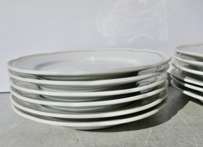 1970s ginori antico doccia salad plates set of 12 8209