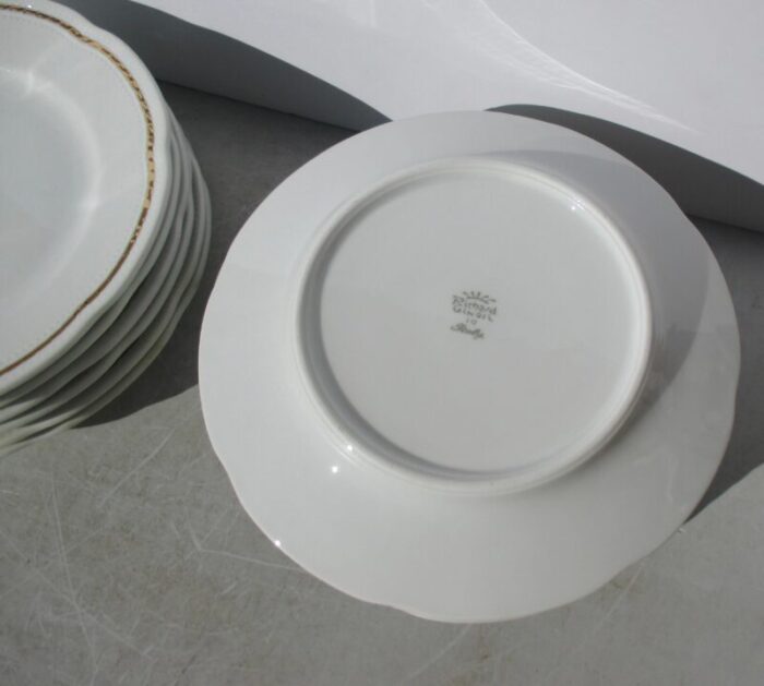 1970s ginori antico doccia salad plates set of 12 9529