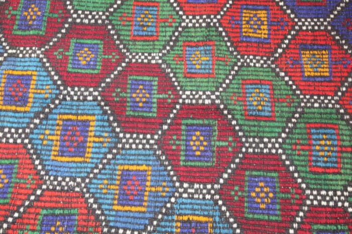 1970s handwoven turkish nomadic cicim kilim for floor 57 x 7 10 8148