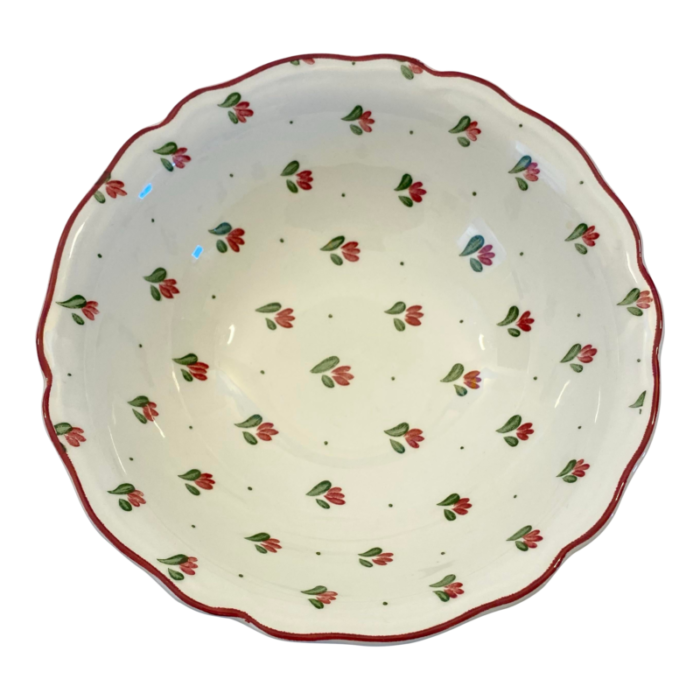 1980s johnson brothers bonjour ironstone round vegetable serving bowl 9642