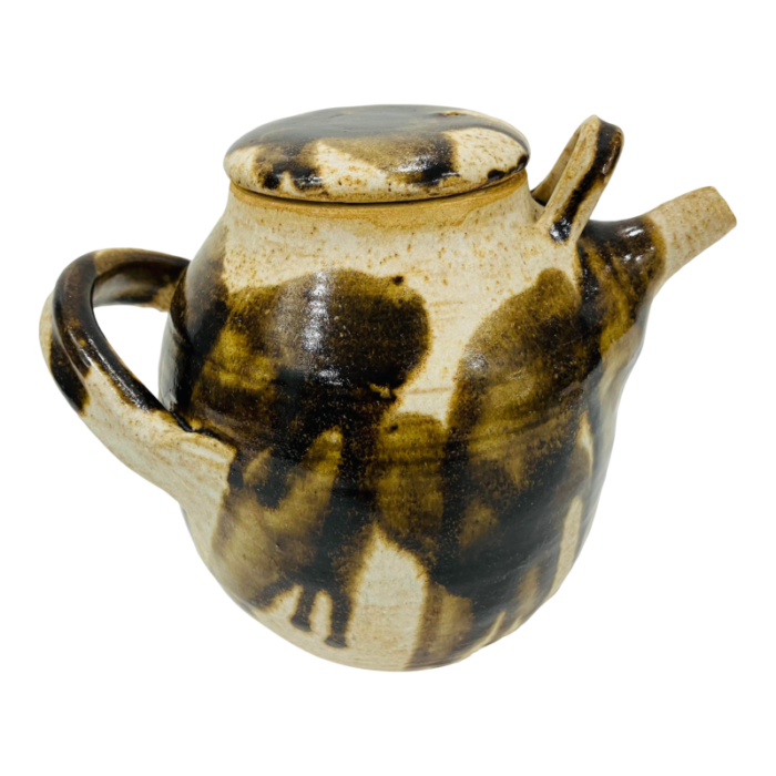 1980s studio pottery tea pot 0370