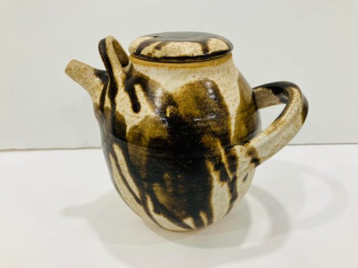 1980s studio pottery tea pot 1837