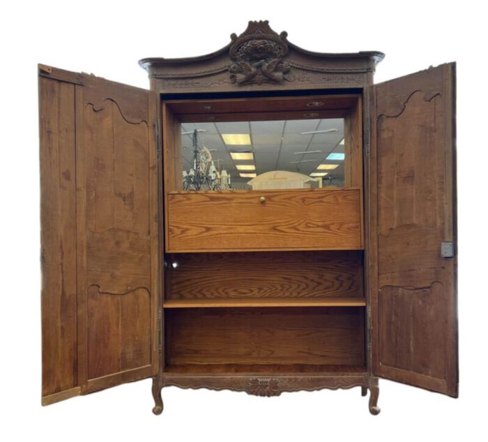 19th century french country armoire in the norman style de bayeux 4960