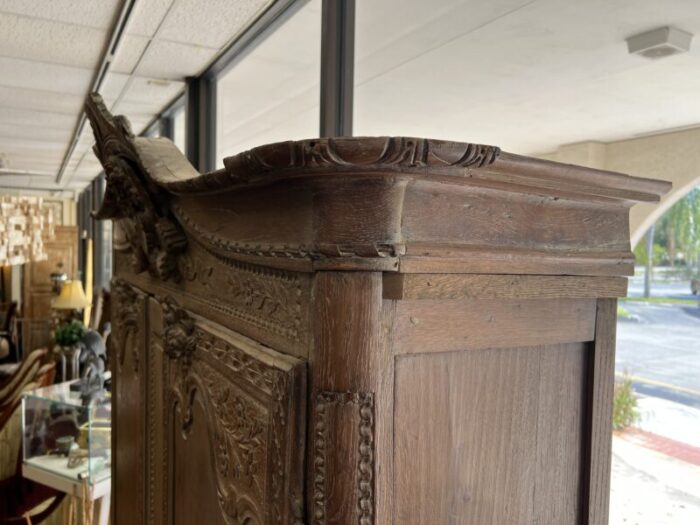 19th century french country armoire in the norman style de bayeux 8794