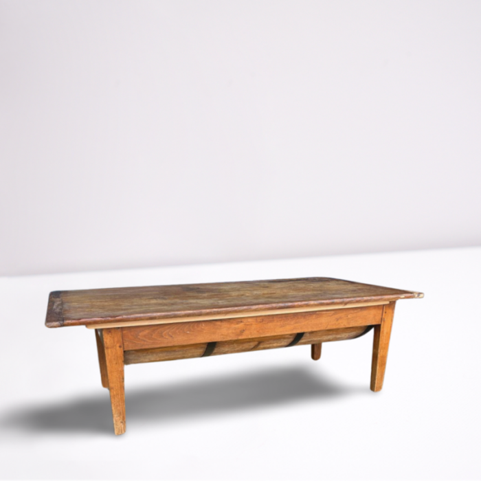 19th century french oak petrin coffee table 2077