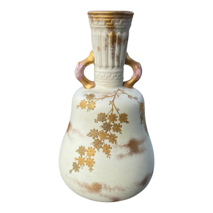 19th century mayer and marsh american belleek porcelain vase 0135