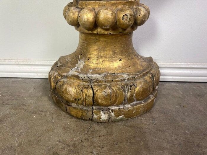 19th century monumental italian giltwood urn 0341