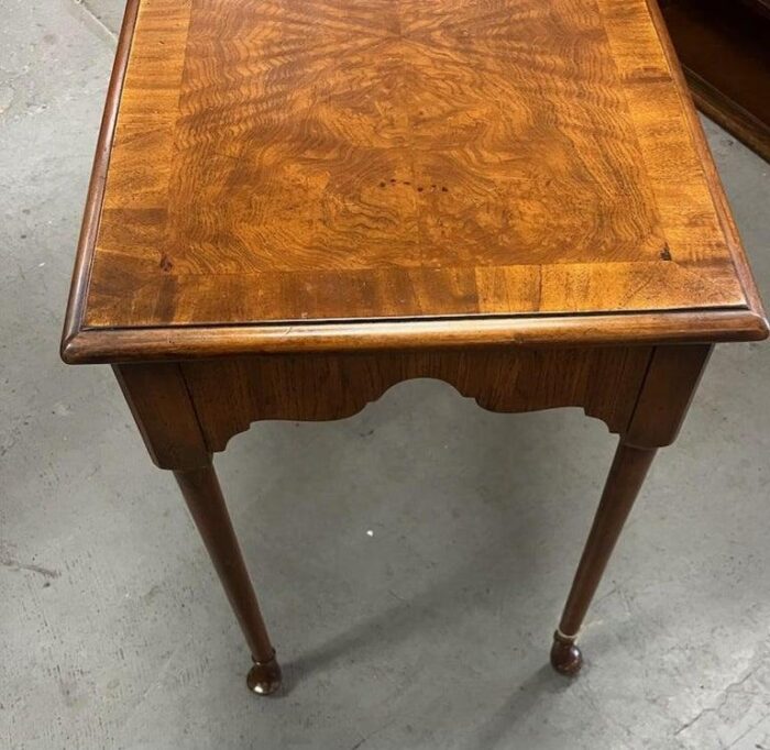 19thc walnut side table 8461