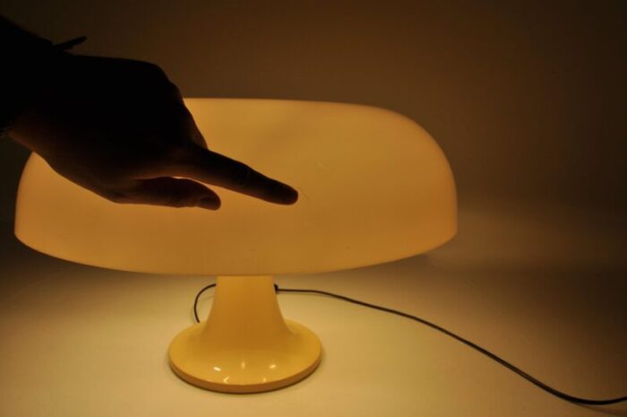 1st edition nesso table lamp by giancarlo mattioli for artemide 1960s 15