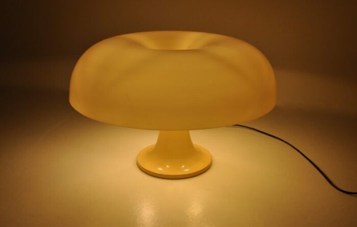 1st edition nesso table lamp by giancarlo mattioli for artemide 1960s 4