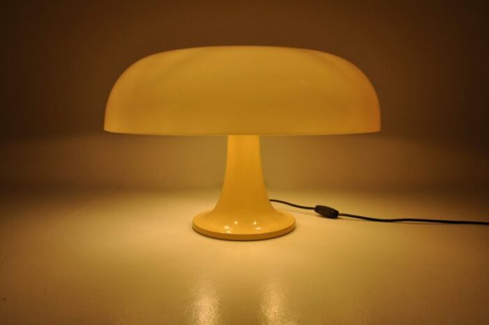 1st edition nesso table lamp by giancarlo mattioli for artemide 1960s 6