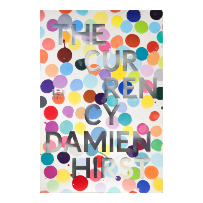 2016 british exhibition poster the currency damien hirst silver heni gallery london 5849