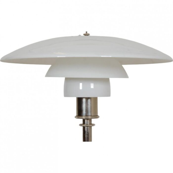 4 3 nickel table lamp from poul henningsen 1940s 2