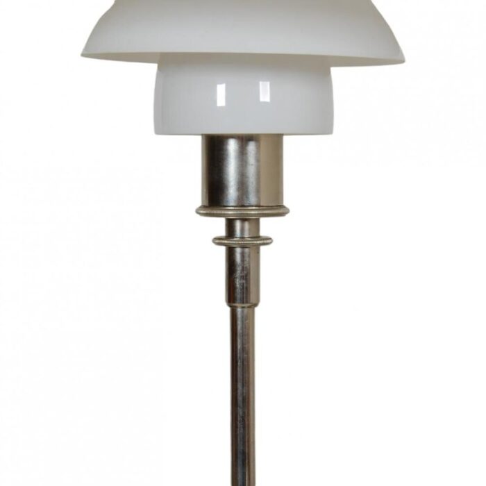 4 3 nickel table lamp from poul henningsen 1940s 6