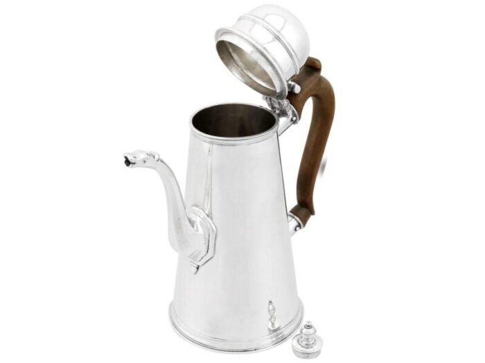 C1011g silver chocolate pot master