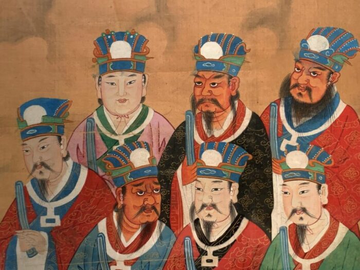 Chinese Ming Land and Water Ritual Painting 14 master