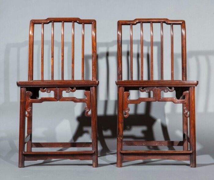 Pair Chinese Chairs Huanghuali Meiguiyi 20 master