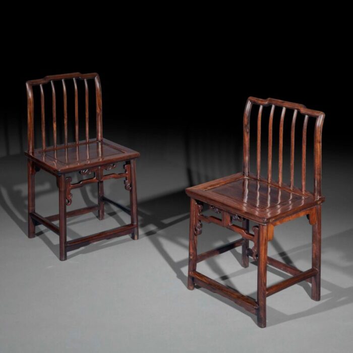 Pair Chinese Chairs Huanghuali Meiguiyi master