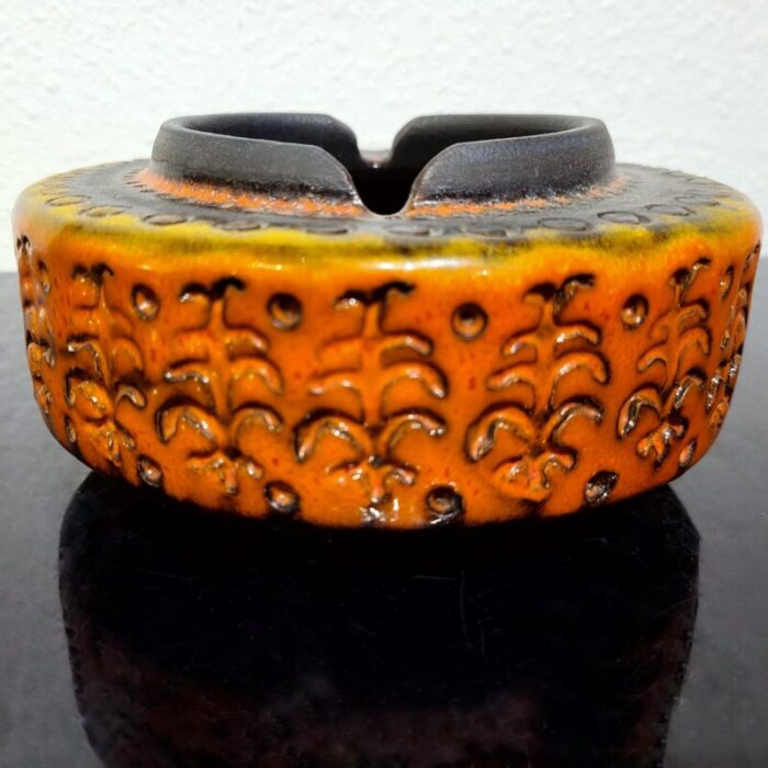 aldo londi genovese decor ashtray for bitossi ceramiche 3674