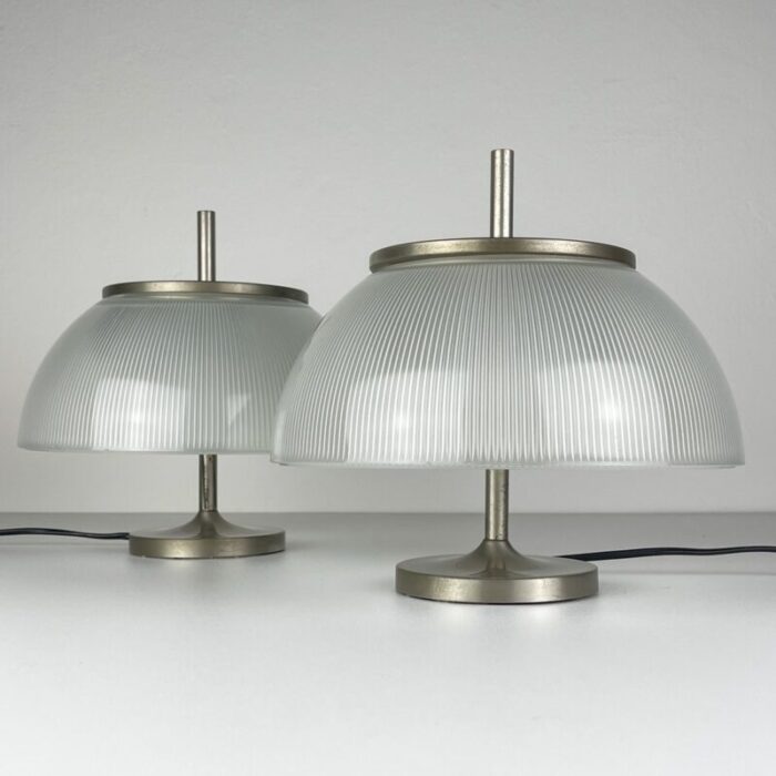 alfetta table lamps attributed to sergio mazza for artemide italy 1966 set of 2 1